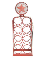 Clayre & Eef Porte-bouteille avec porte bouchon vin 22*18*58 cm 6Y3374