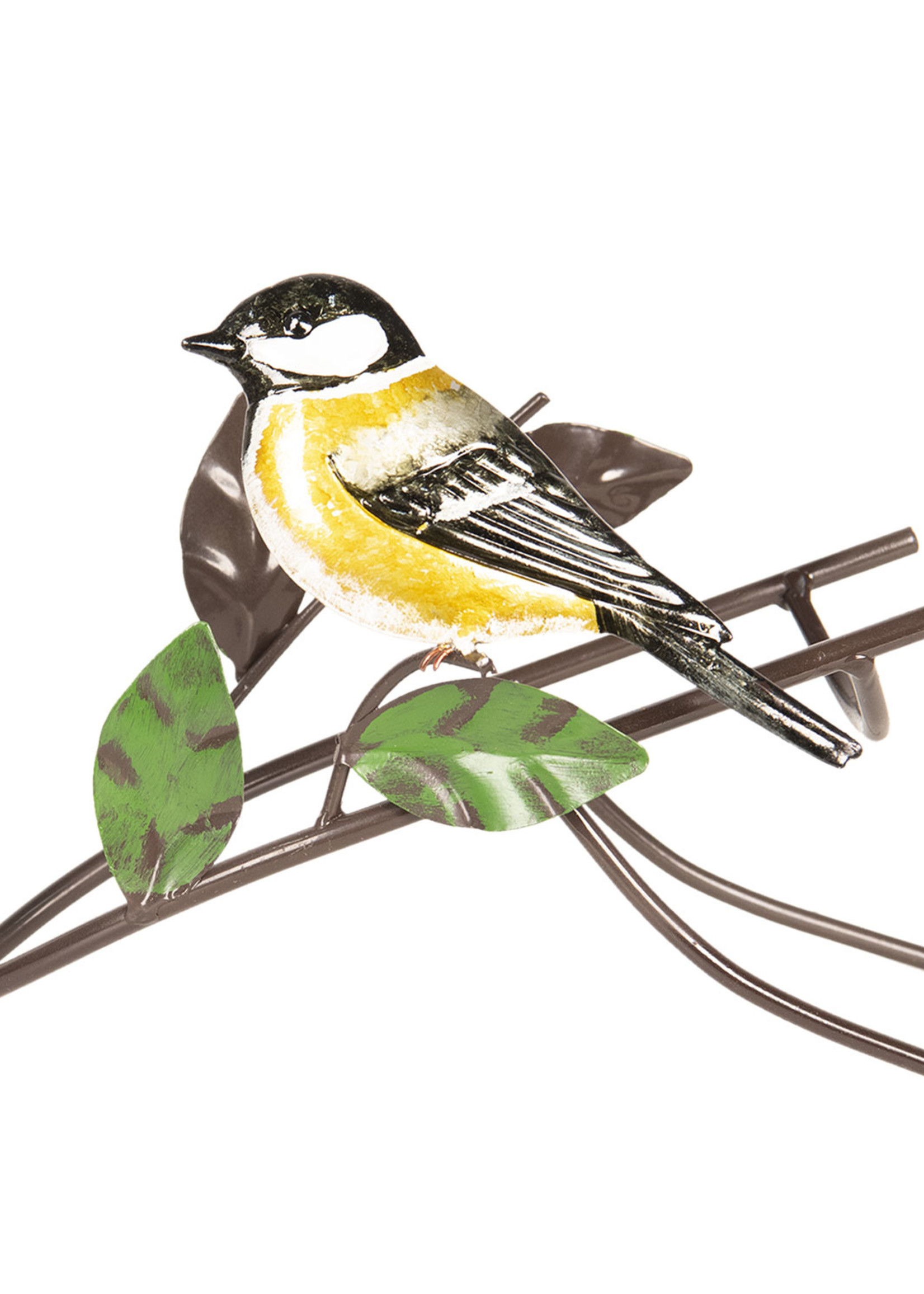 Clayre & Eef Porte-bouteille avec oiseau 21*12*16 cm 6Y3381