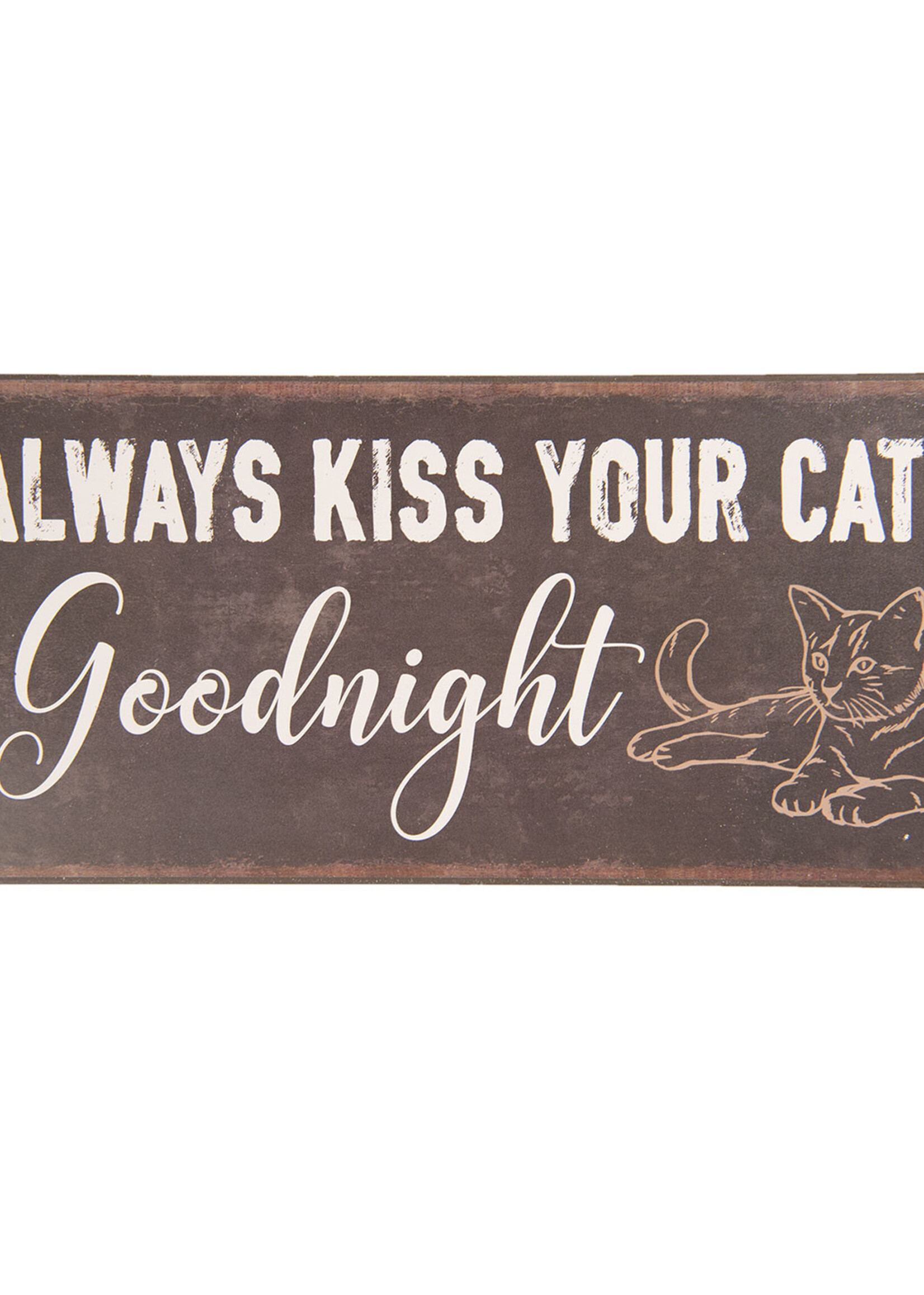 Clayre & Eef Plaque décorative 30*13 cm 6Y3624E