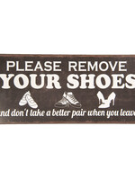 Clayre & Eef Tekstbord 30*13 cm 6Y3627E