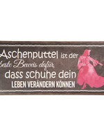 Clayre & Eef Tekstbord 30*13 cm 6Y3633DZ