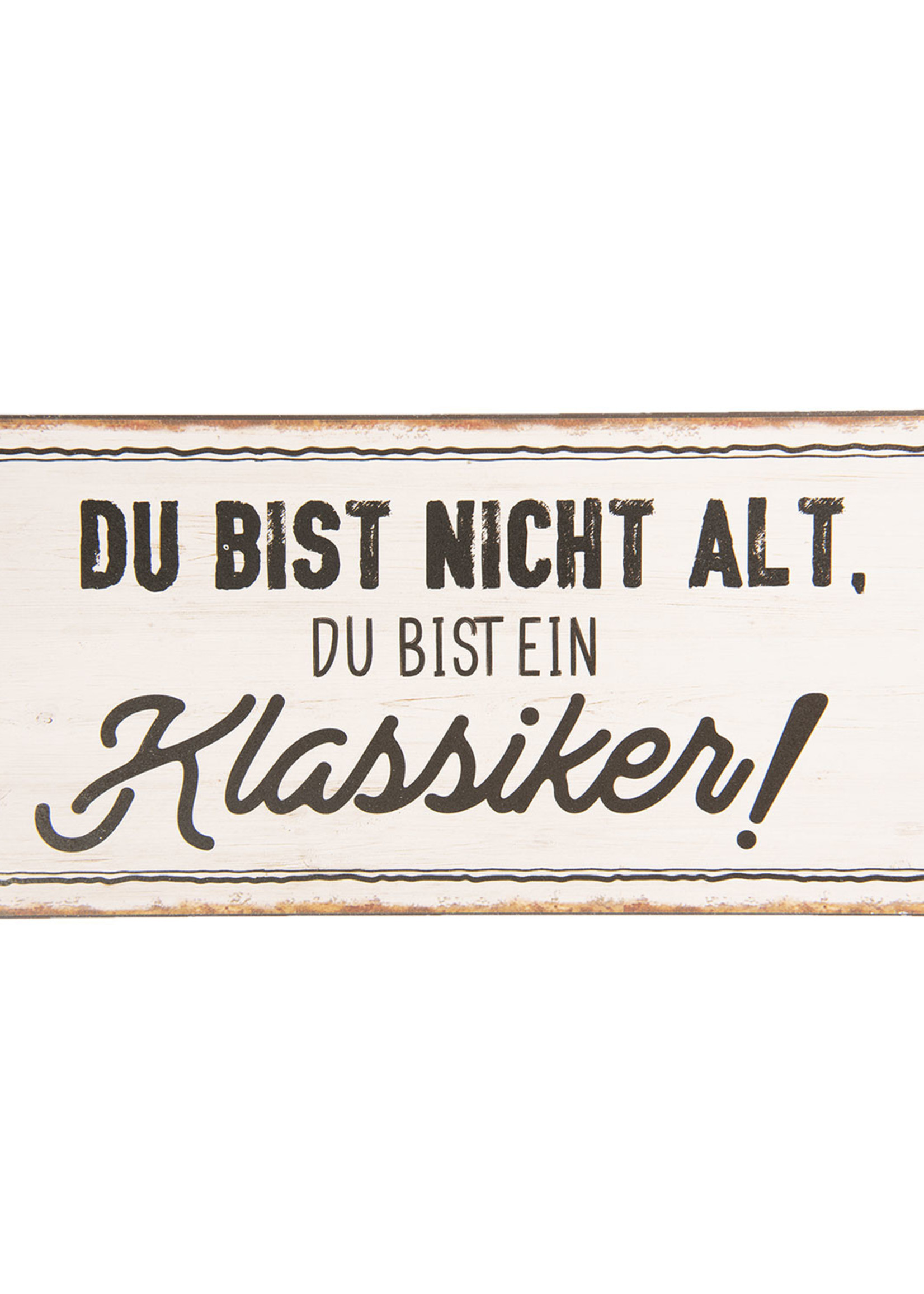 Clayre & Eef Plaque décorative 30*13 cm 6Y3635D