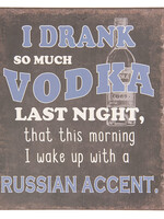 Clayre & Eef Tekstbord 13*15 cm 6Y3646E