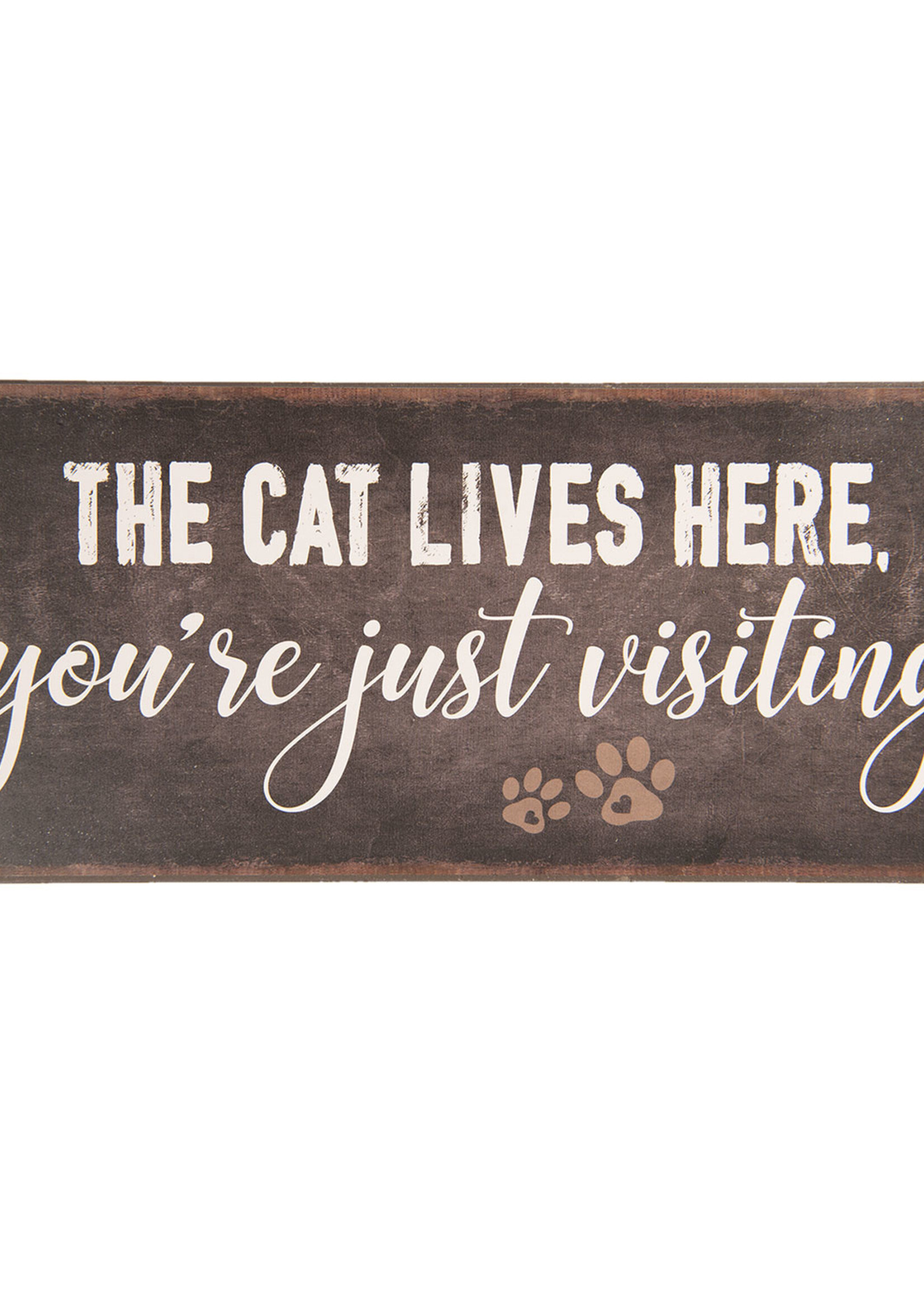 Clayre & Eef Plaque décorative 30*13 cm 6Y3661E