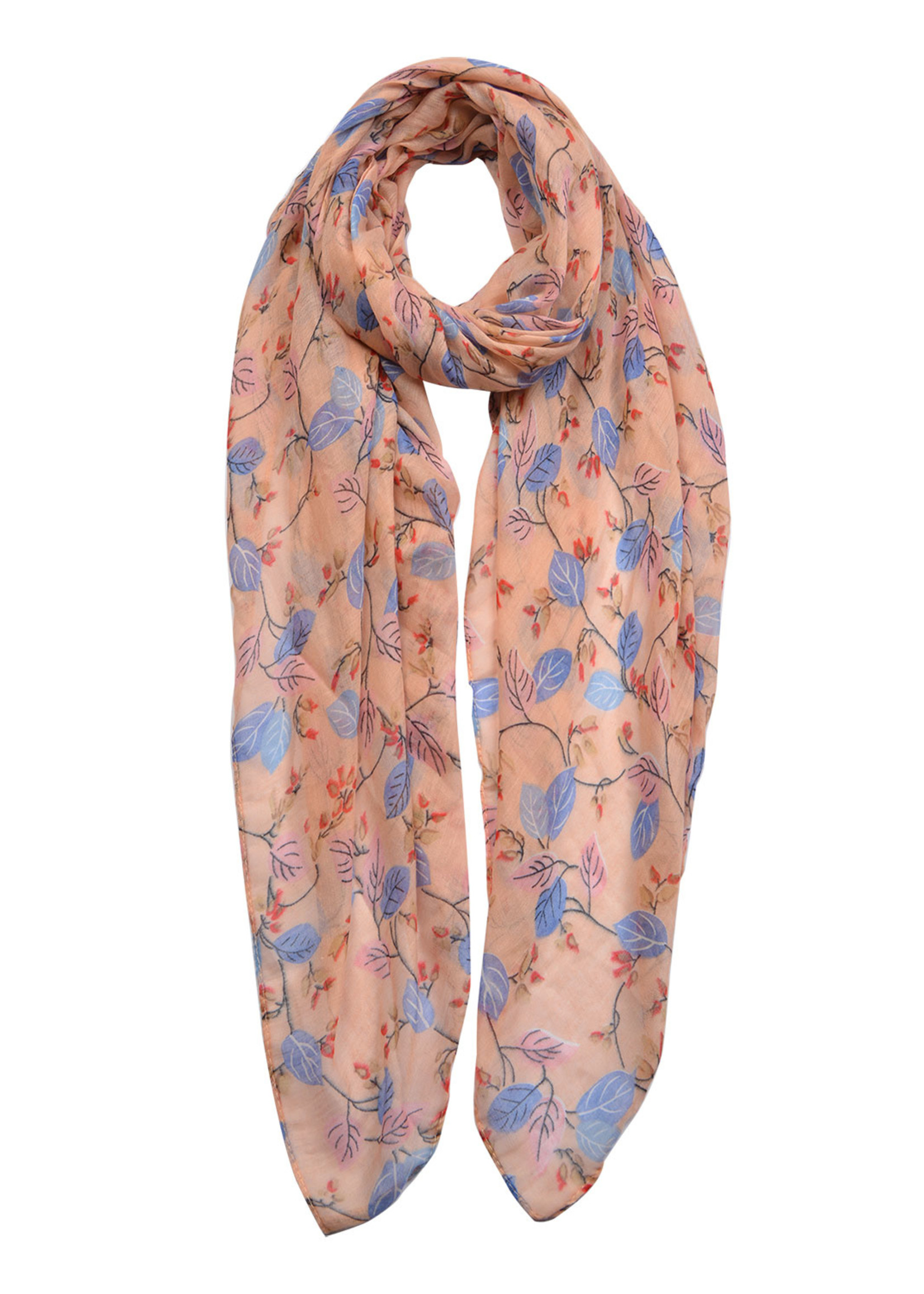 Clayre & Eef Sjaal 80*180 cm roze JZSC0459P