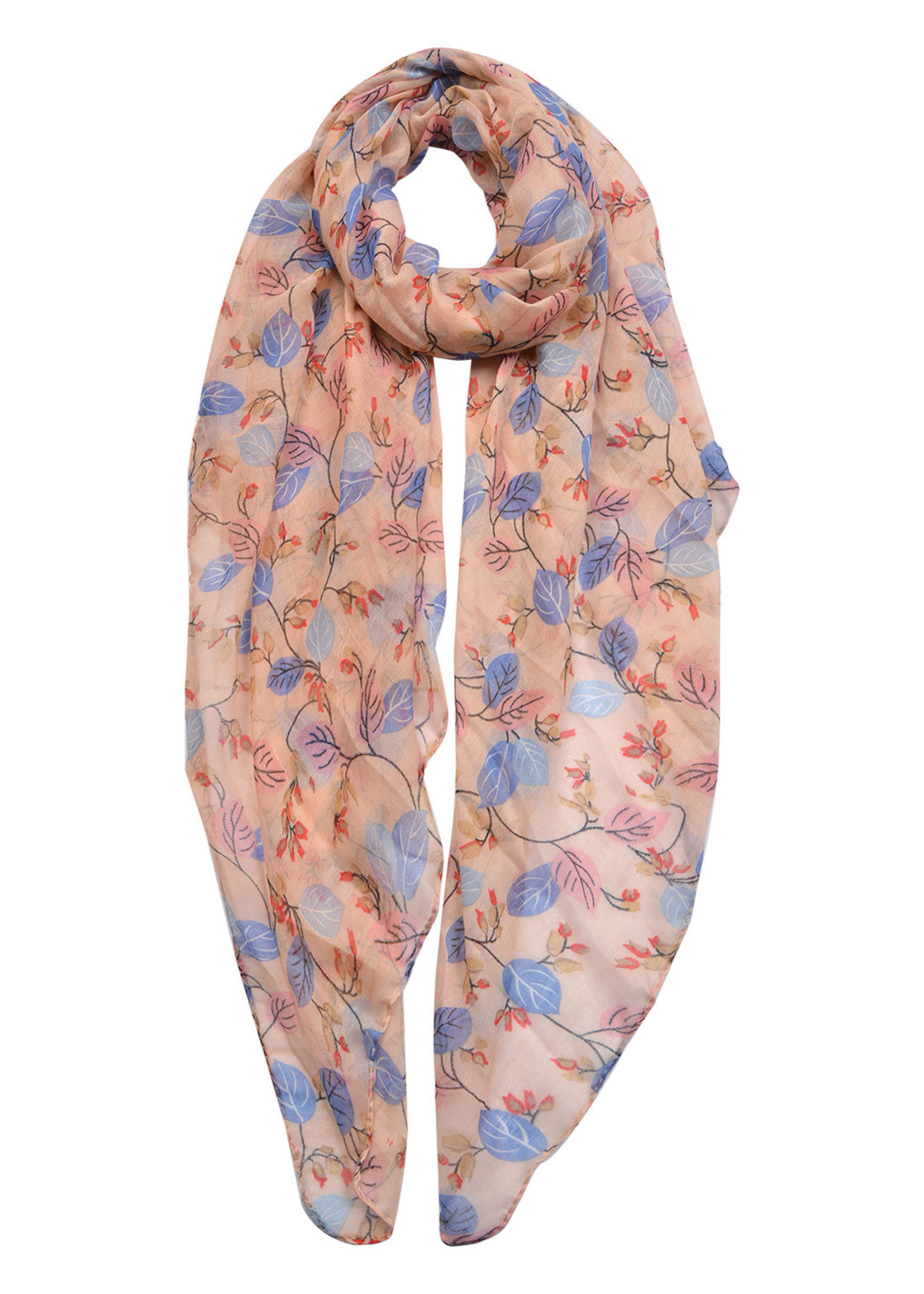 Clayre & Eef Sjaal 80*180 cm roze JZSC0464P