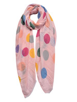 Clayre & Eef Écharpe 90*180 cm rose JZSC0471P