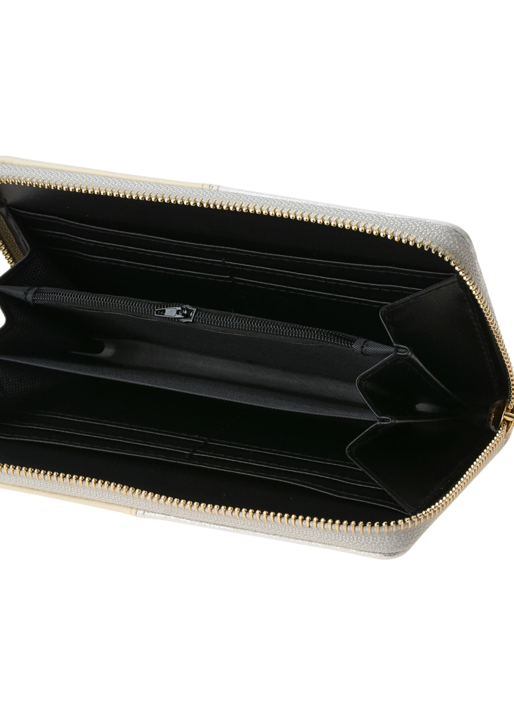 Clayre & Eef Porte-monnaie 19*10 cm couleur argentée JZWA0069ZI