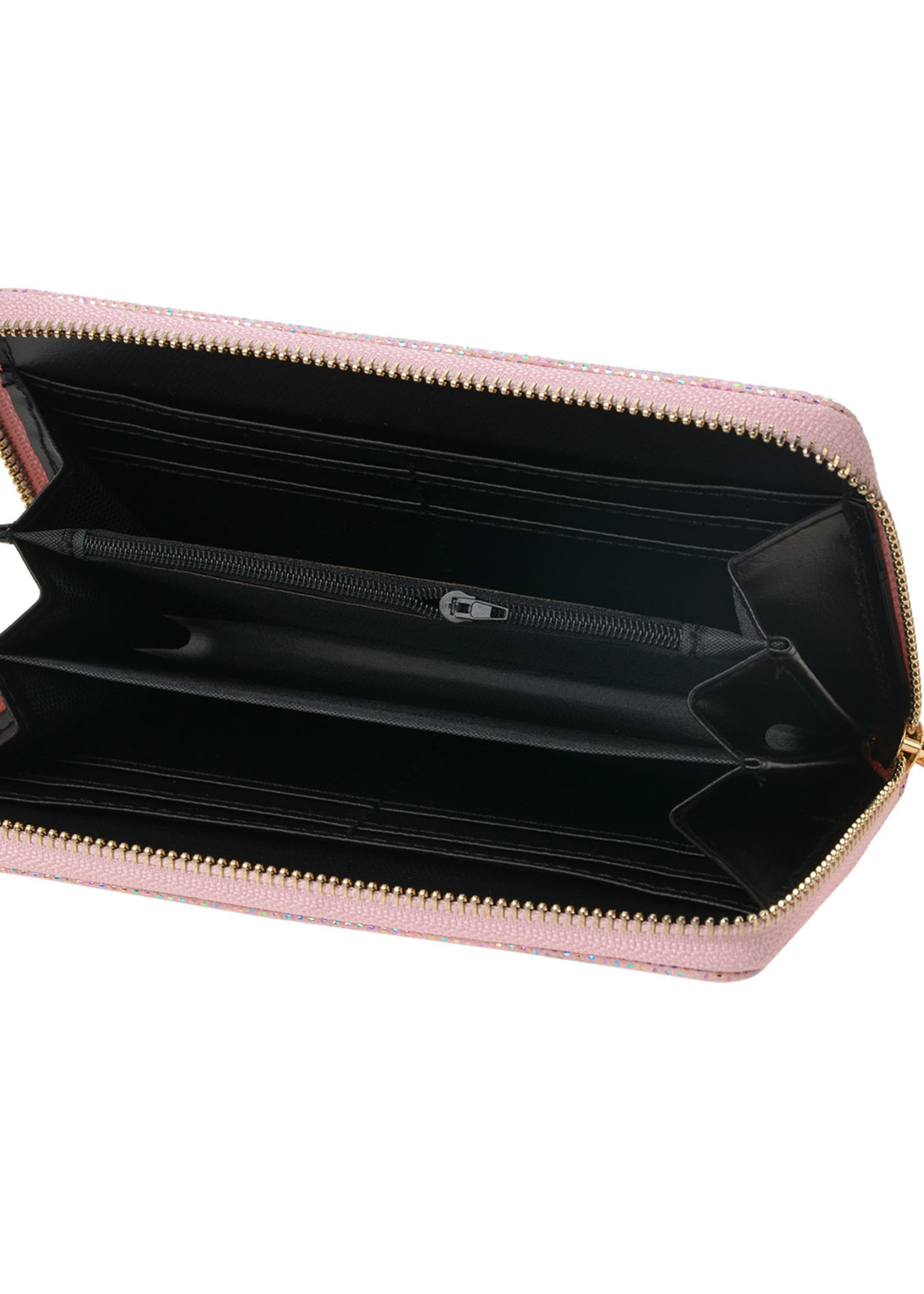 Clayre & Eef Portemonnee 19*10 cm roze MLPU0277P