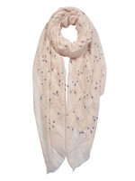 Clayre & Eef Écharpe 70*180 cm beige MLSC0380N