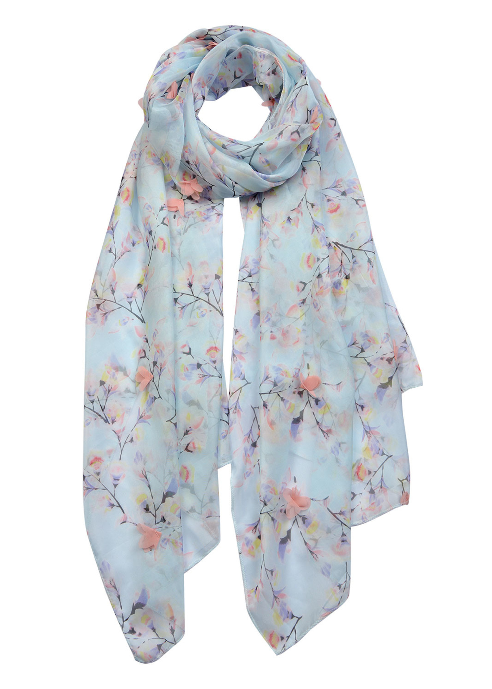 Clayre & Eef Écharpe 70*180 cm rose MLSC0400