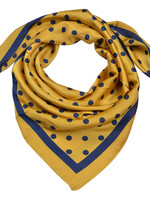 Clayre & Eef Écharpe 90*90 cm jaune MLSC0413Y