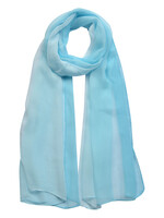 Clayre & Eef Sjaal 50*160 cm blauw MLSC0417BL