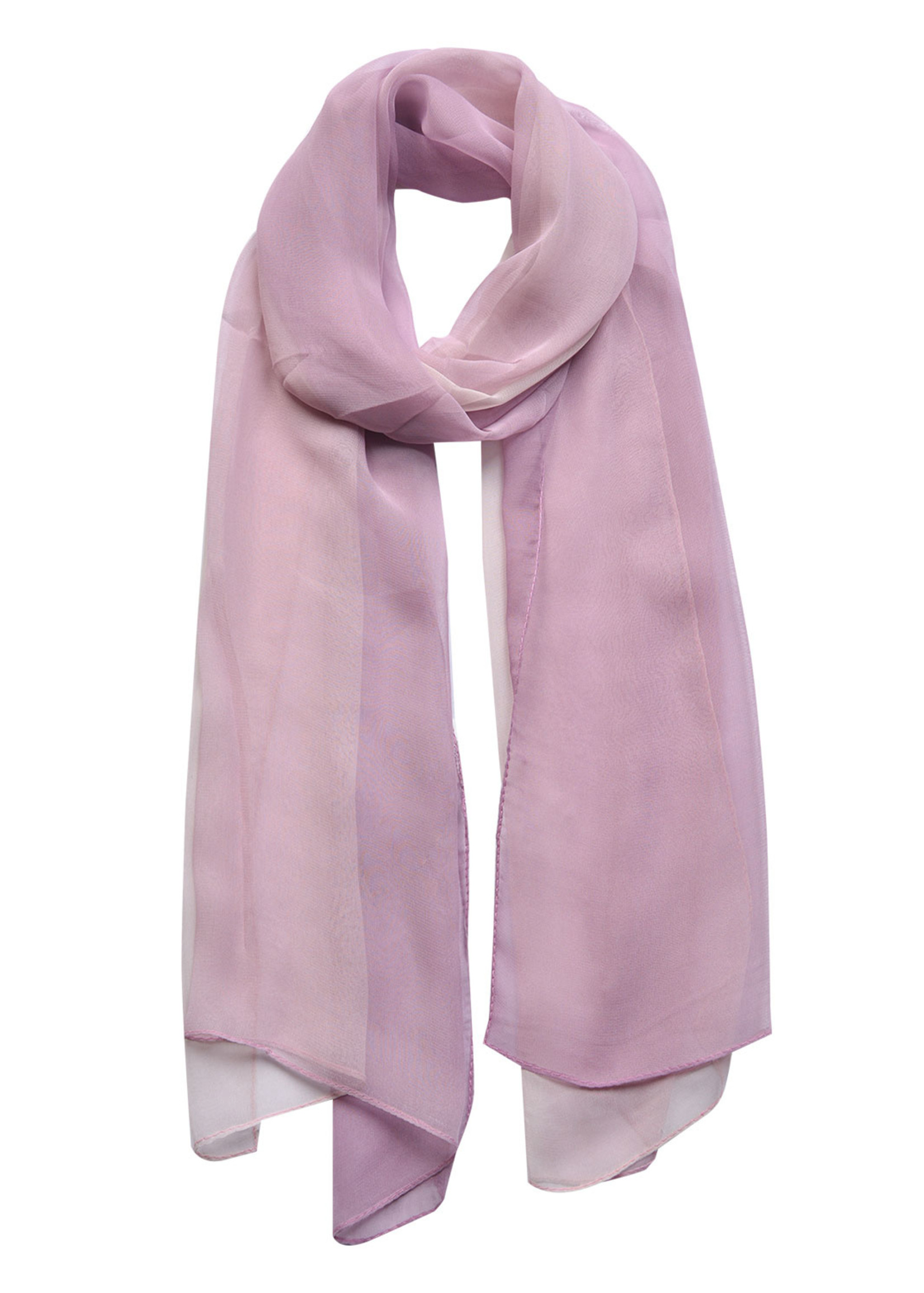 Clayre & Eef Écharpe 50*160 cm rose MLSC0417P