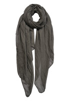 Clayre & Eef Écharpe 80*180 cm gris MLSC0420DG