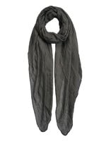 Clayre & Eef Sjaal 80*180 cm grijs MLSC0420LG