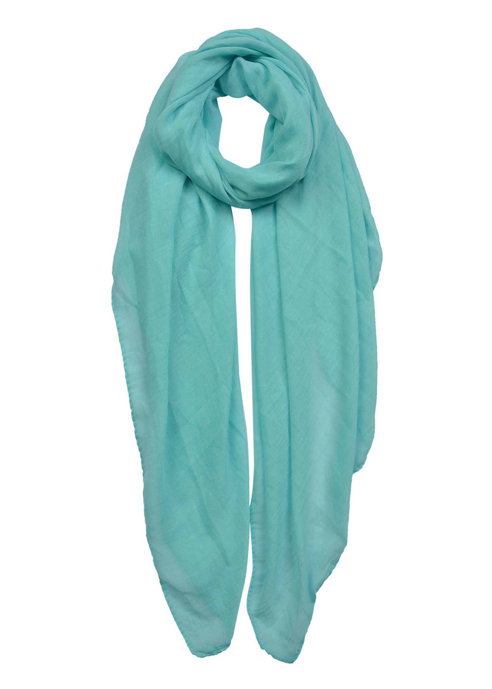 Clayre & Eef Sjaal 80*180 cm blauw MLSC0420LT