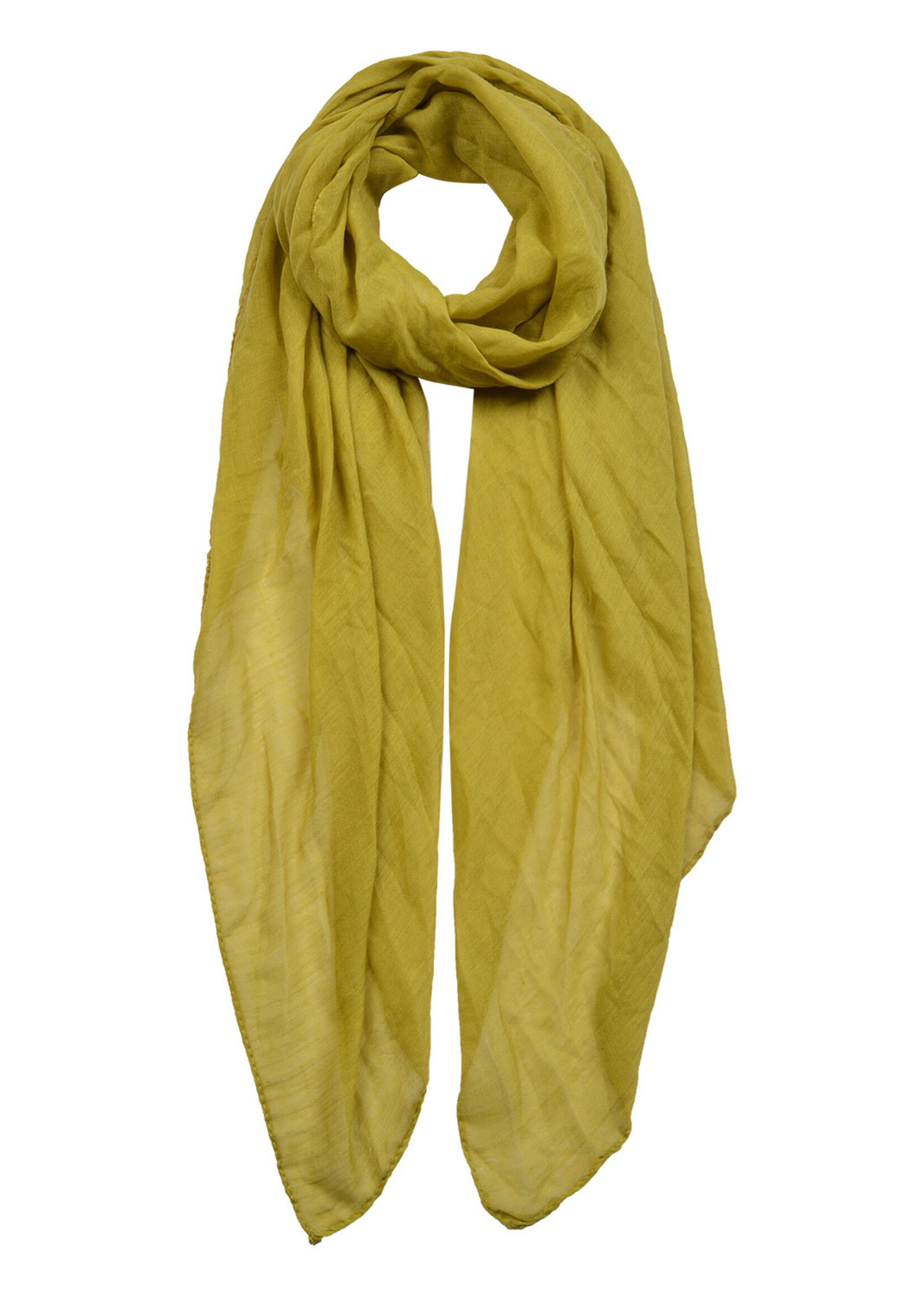 Clayre & Eef Sjaal 80*180 cm groen MLSC0420OGR
