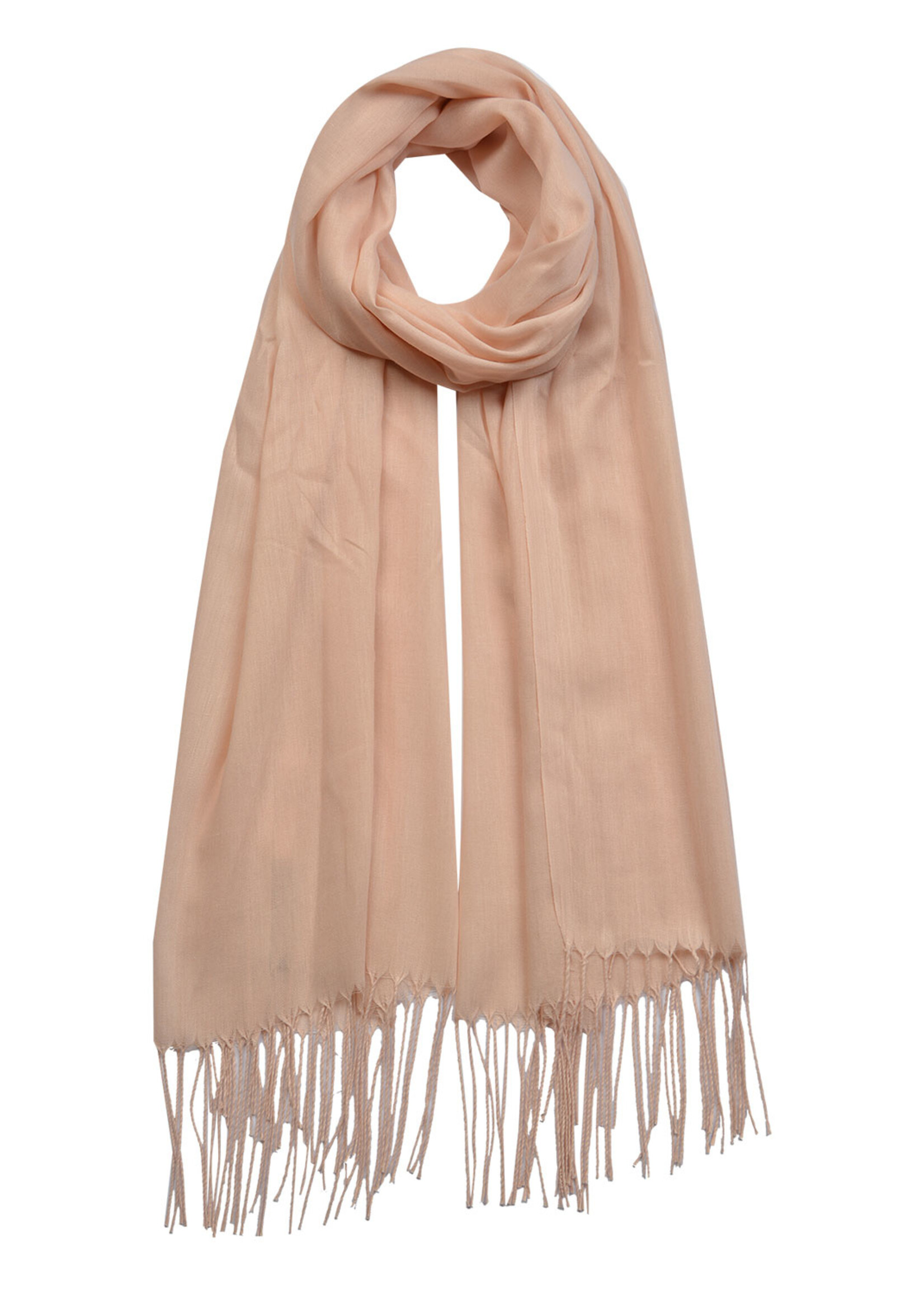 Clayre & Eef Écharpe 70*170 cm beige MLSC0421BE