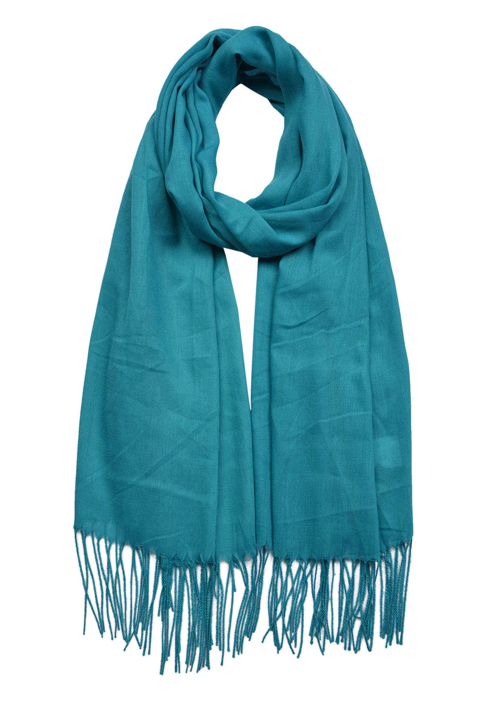 Clayre & Eef Sjaal 70*170 cm groen MLSC0421GR