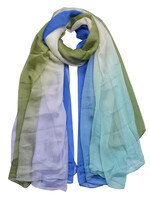 Clayre & Eef Écharpe 140*180 cm vert MLSC0424GR