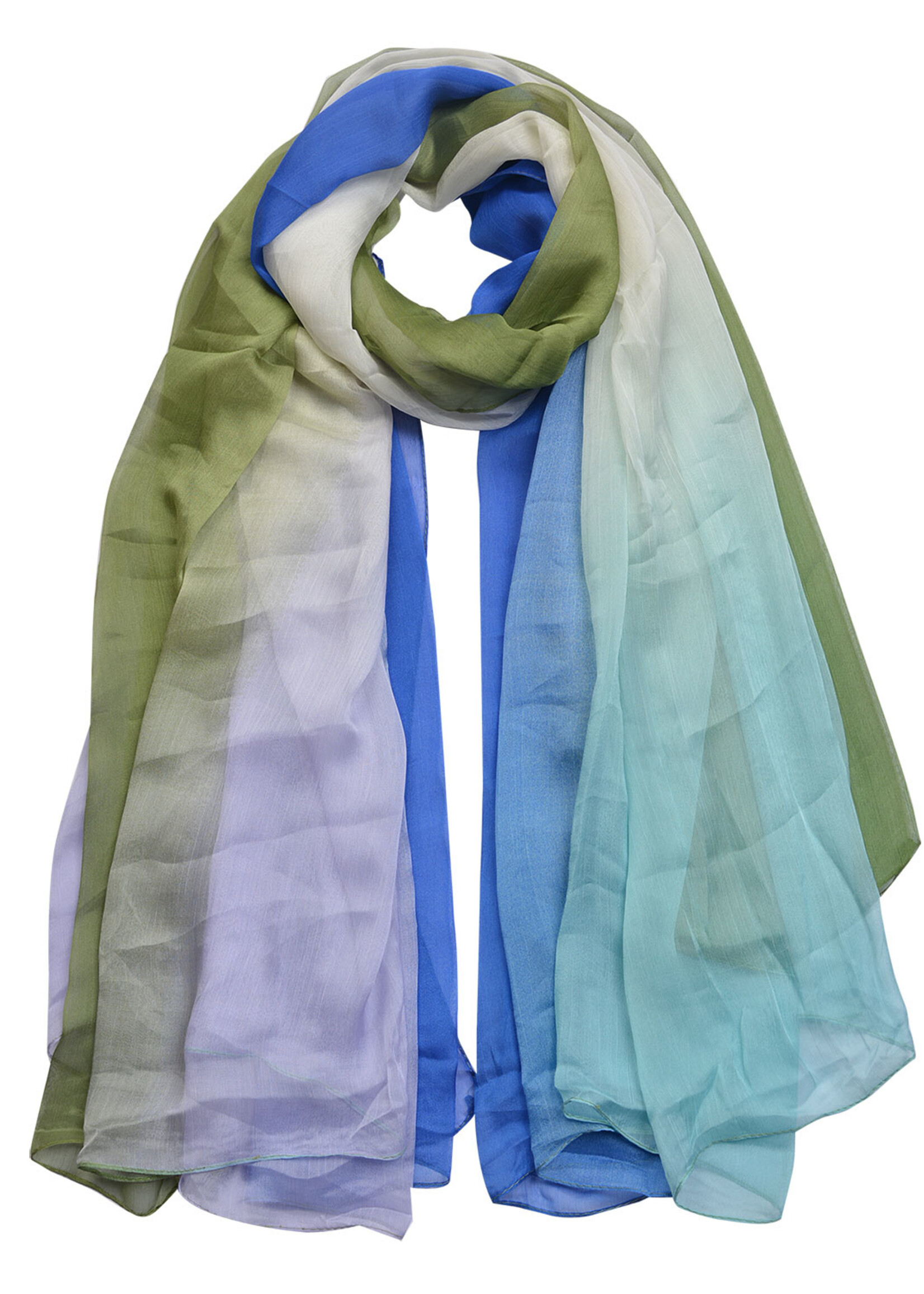 Clayre & Eef Sjaal 140*180 cm groen MLSC0424GR