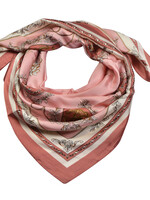 Clayre & Eef Écharpe 90*90 cm rose MLSC0425P