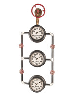 Clayre & Eef Horloge murale 37*11*92 cm / 3*AA 5KL0161