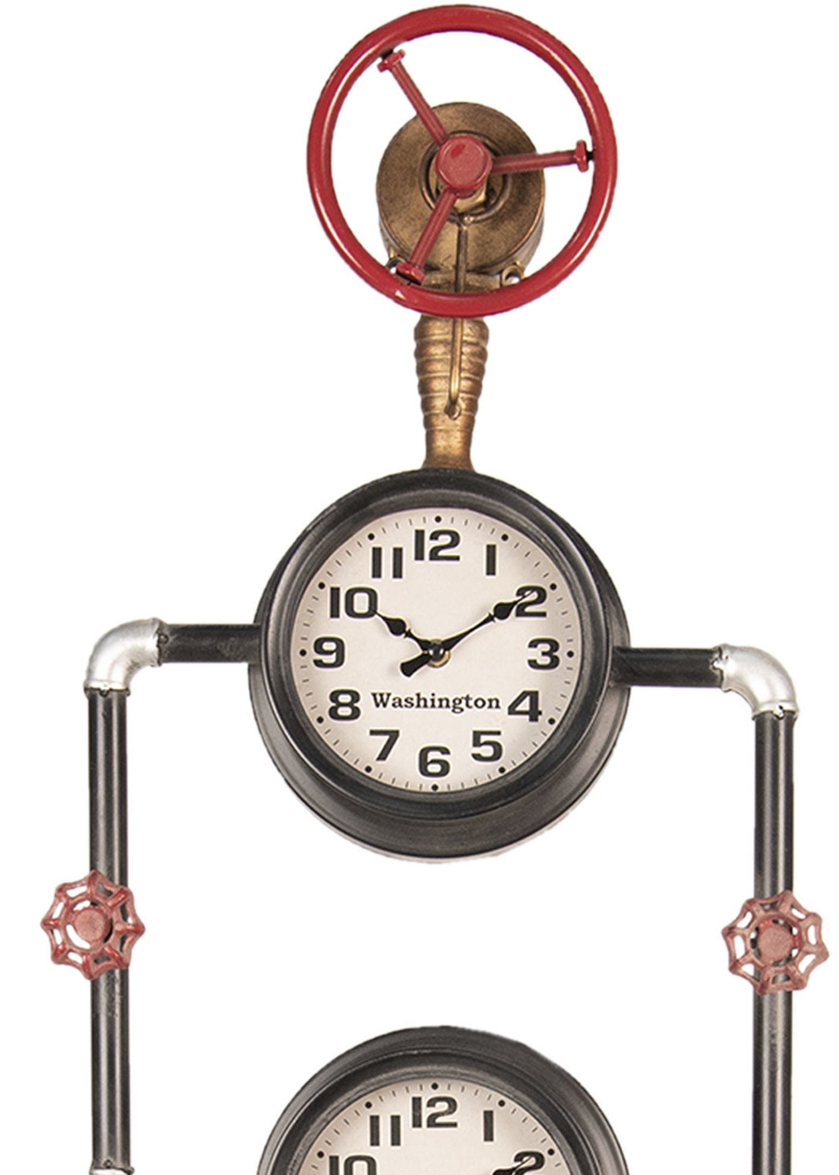 Clayre & Eef Horloge murale 37*11*92 cm / 3*AA 5KL0161