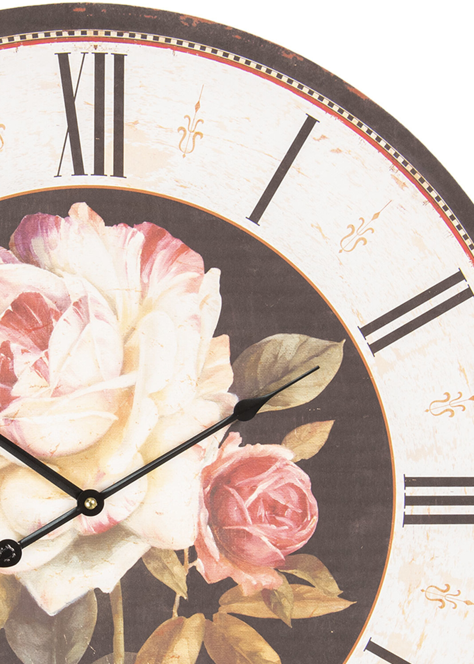 Clayre & Eef Horloge murale Ø 60*4 cm / 1*AA 5KL0166