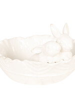Clayre & Eef Plat avec lapin 30*29*19 cm 6CE1041