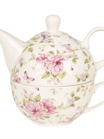 Clayre & Eef Thé pour un 16*10*14 cm / 400 ml / 250 ml 6CE1073