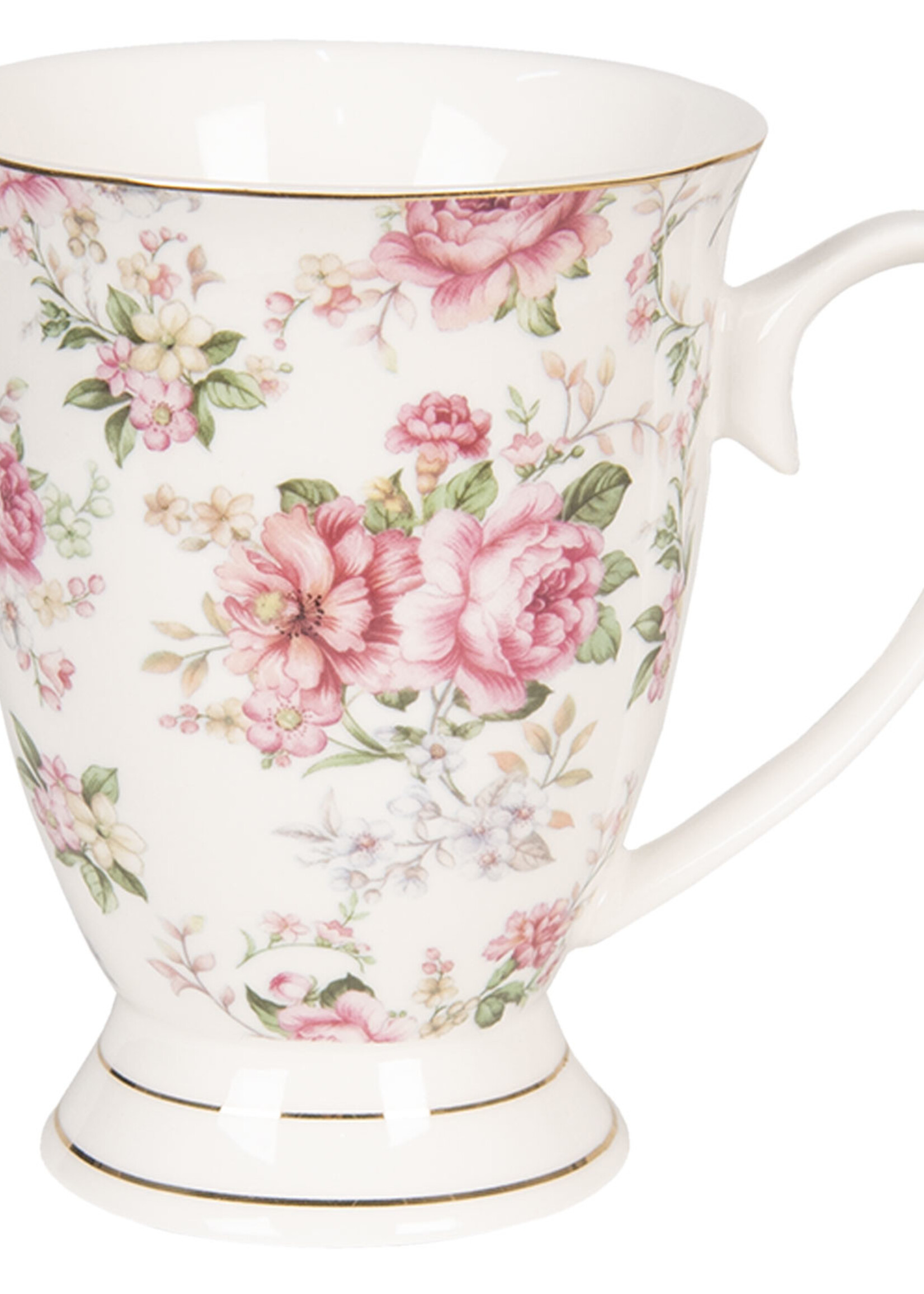 Clayre & Eef Mug 11*8*10 cm / 300 ml 6CEMU0061