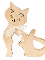 Clayre & Eef Décoration chat 21*2*18 cm 6H1774M