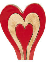 Clayre & Eef Décoration coeur 13*3*16 cm 6H1776S