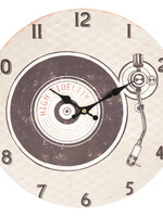 Clayre & Eef Horloge murale Ø 34*3 cm / 1*AA 6KL0574