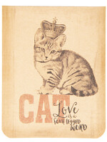 Clayre & Eef Carnet chat 8*10*1 cm 6PA0503