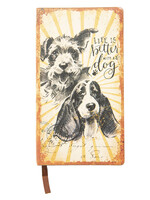 Clayre & Eef Carnet chiens 18*10*1 cm 6PA0507