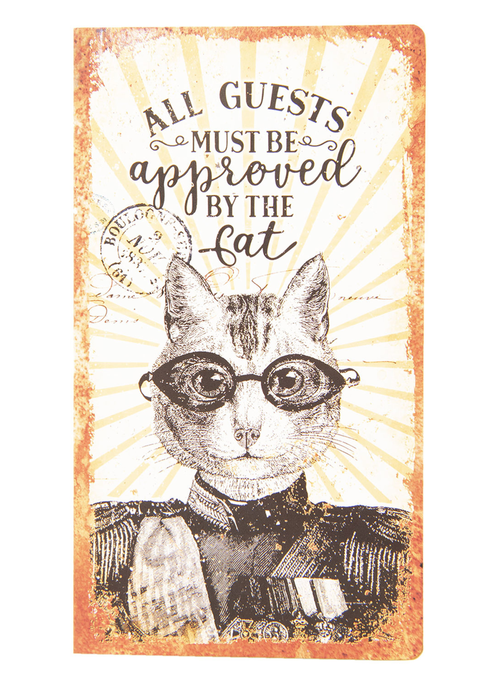 Clayre & Eef Carnet chat 18*10*1 cm 6PA0509