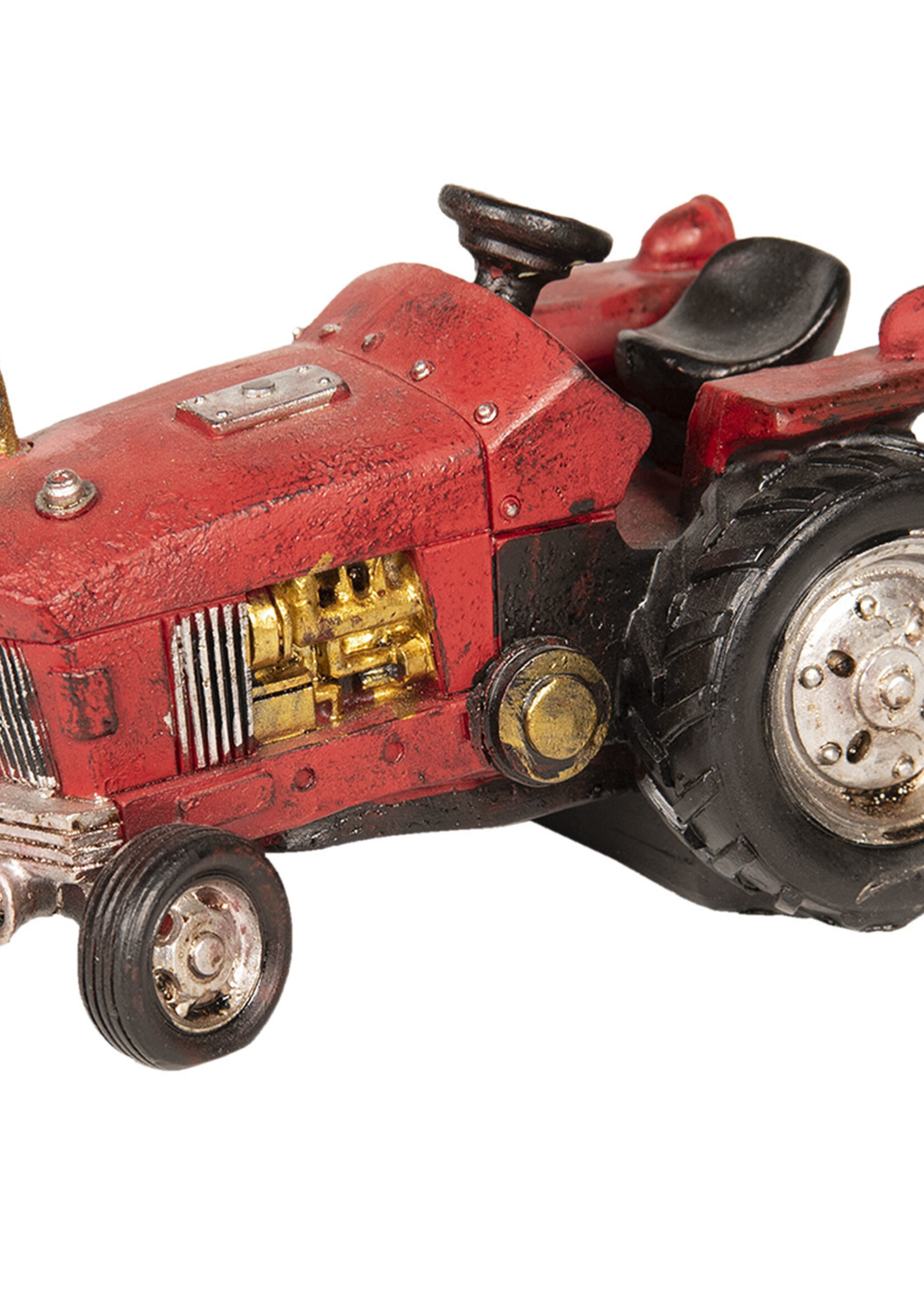 Clayre & Eef Décoration tracteur 14*9*9 cm 6PR2530