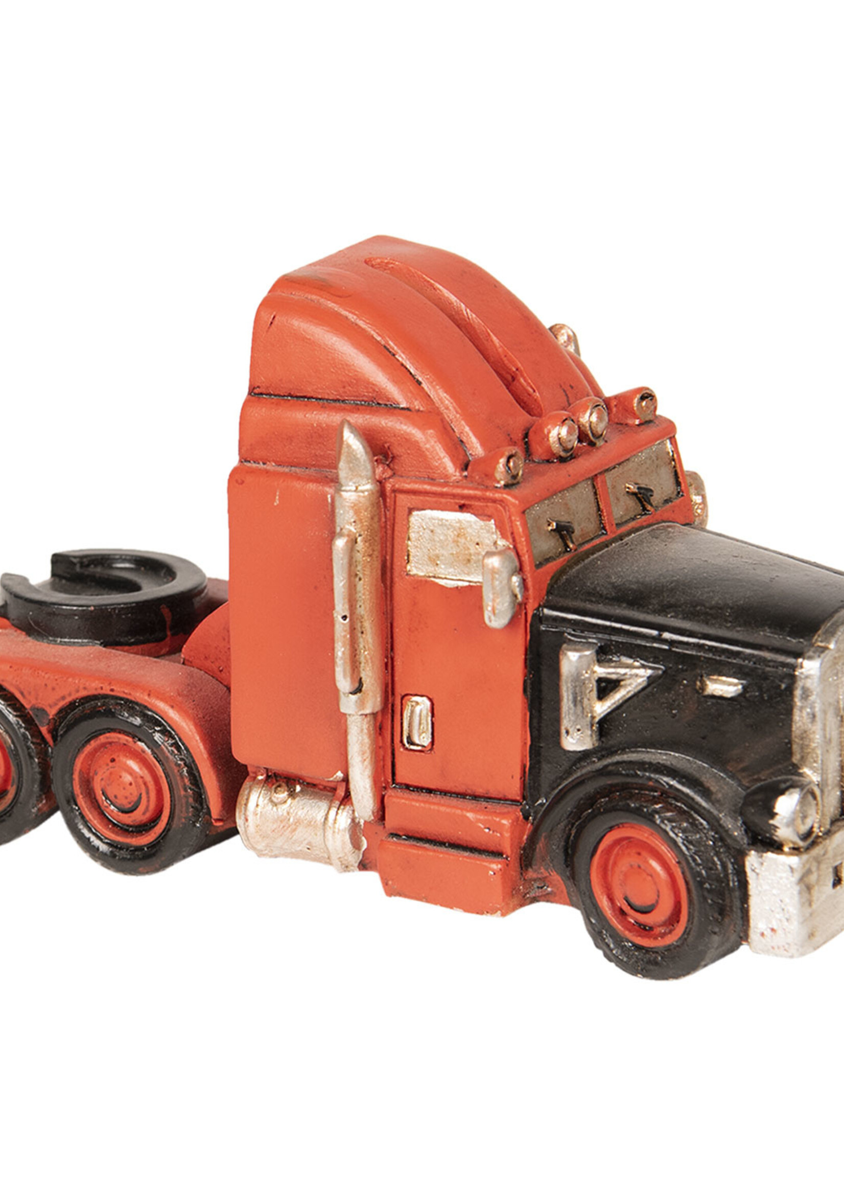 Clayre & Eef Tirelire camion 15*7*9 cm 6PR2540