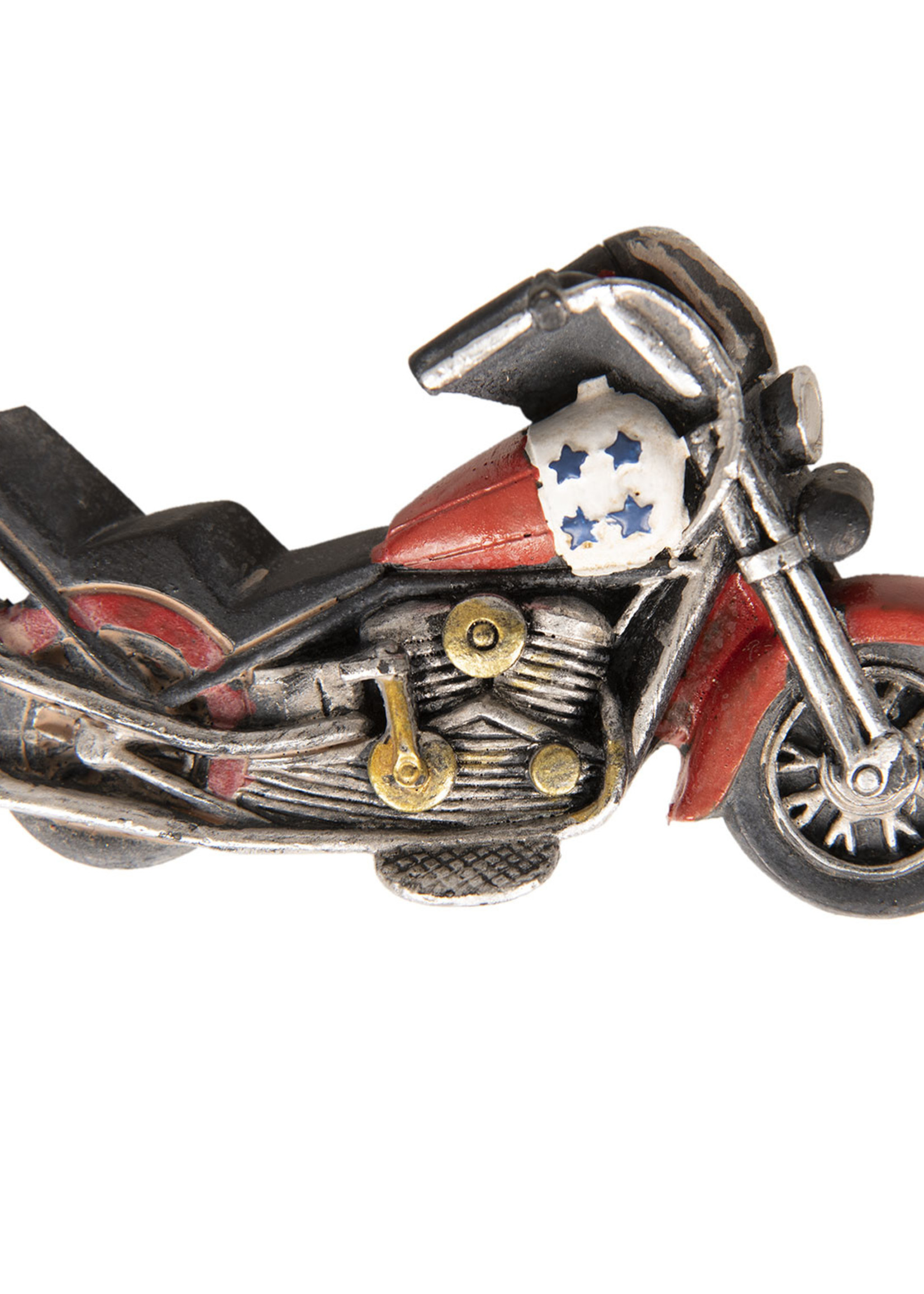 Clayre & Eef Aimant moto 9*2*5 cm 6PR2546