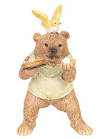 Clayre & Eef Décoration ours ping-pong 8*7*11 cm 6PR2569