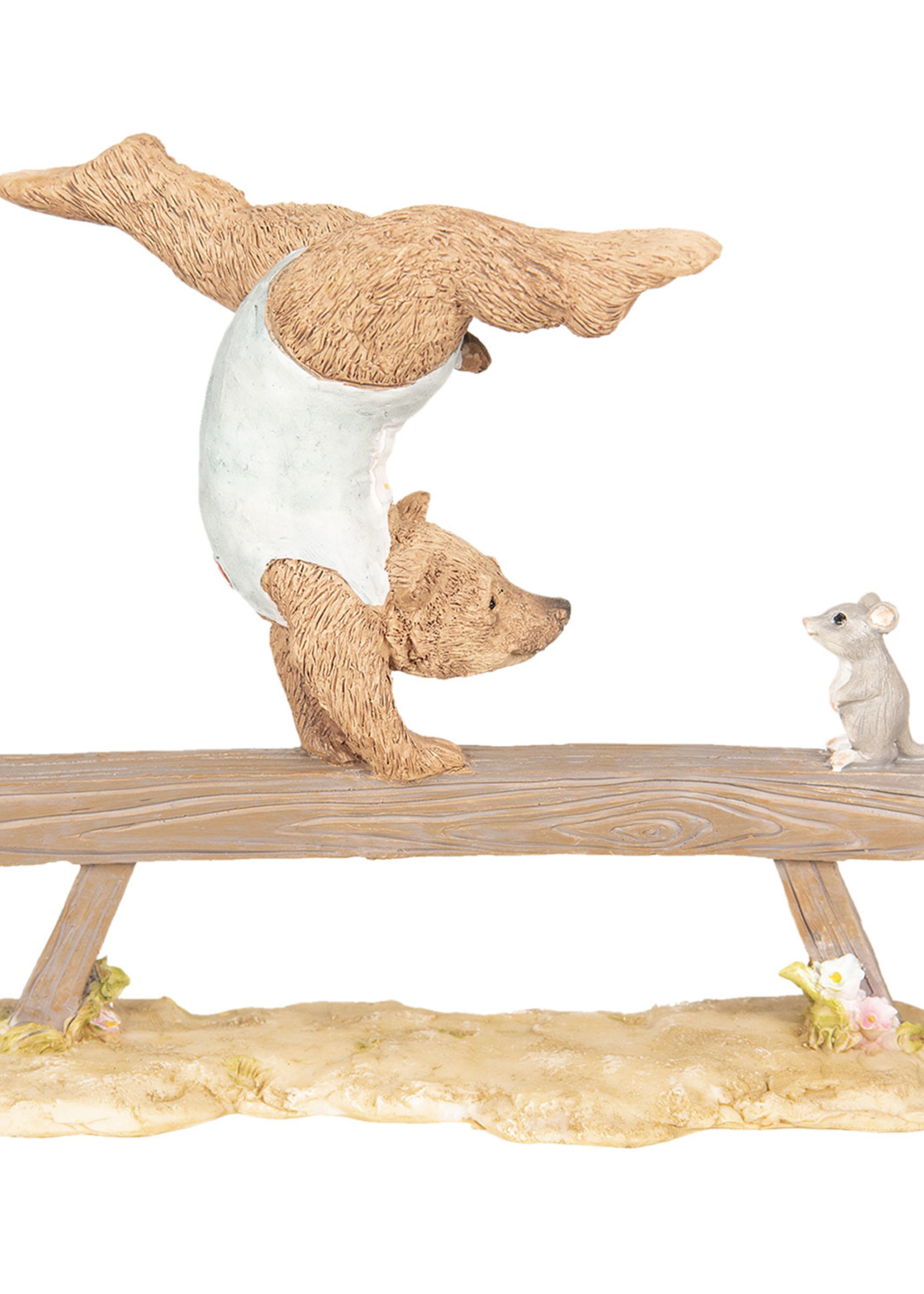 Clayre & Eef Decoratie beer turnen 18*6*15 cm 6PR2570