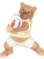 Clayre & Eef Decoratie beer volleybal 9*7*10 cm 6PR2572