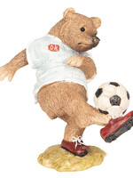 Clayre & Eef Décoration ours football 10*6*10 cm 6PR2576