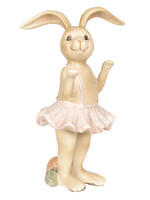 Clayre & Eef Décoration lapin fille 7*6*14 cm 6PR2630