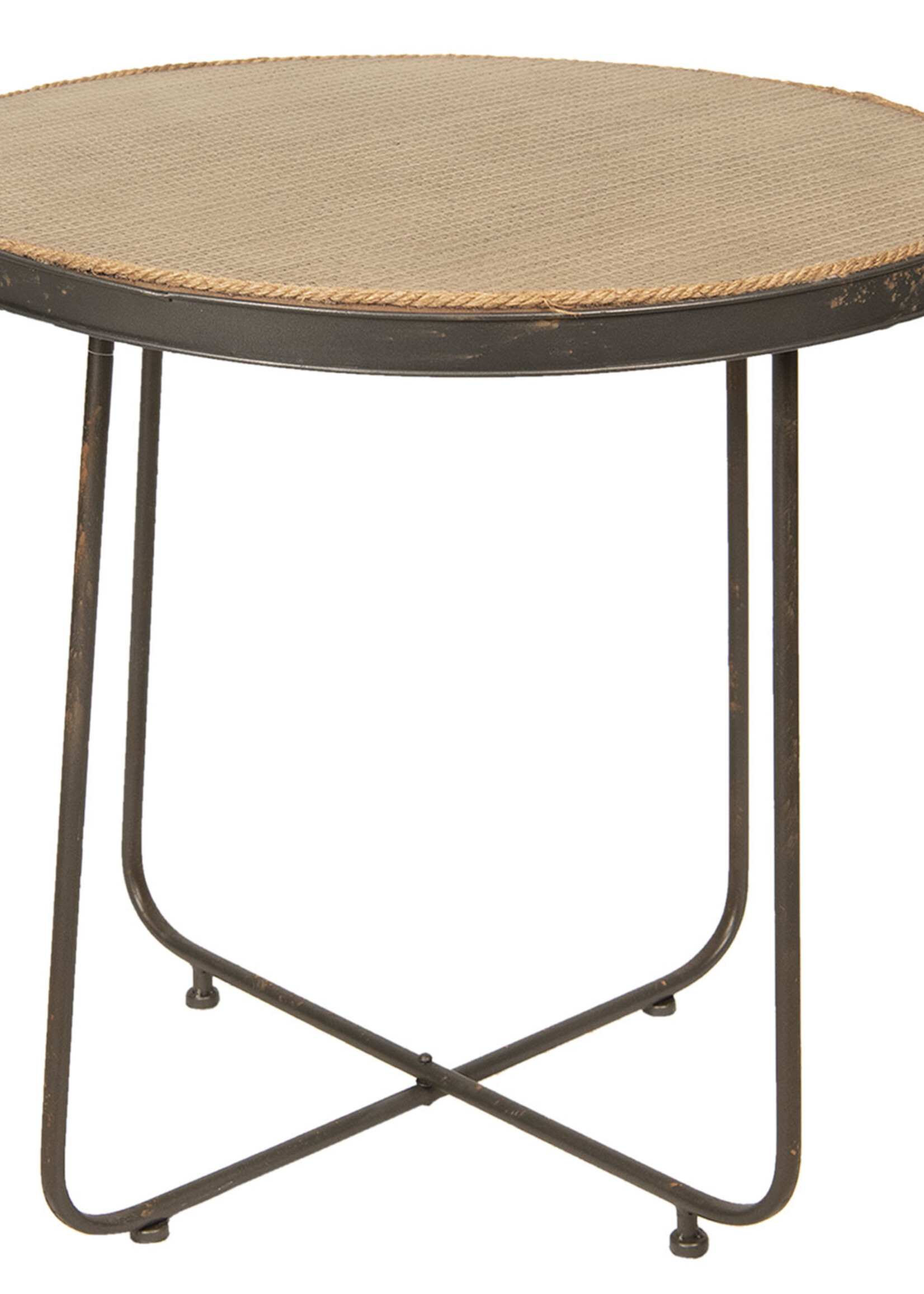 Clayre & Eef Bijzettafel Ø 61*56 cm 50386