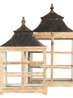 Clayre & Eef Lanterne (2) 46*28*78 / 39*20*62 cm 50390