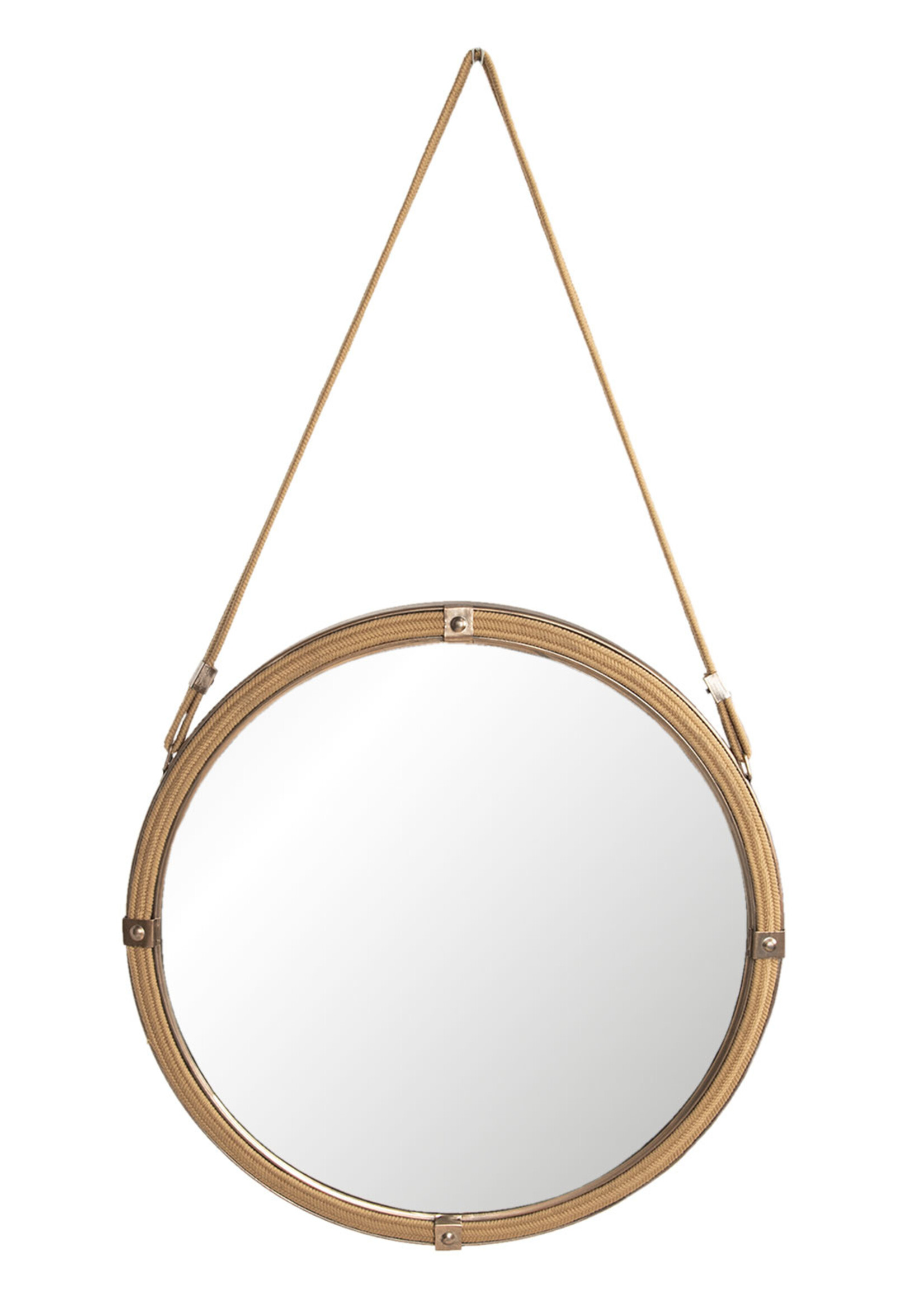 Clayre & Eef Miroir Ø 60*5 cm 52S181